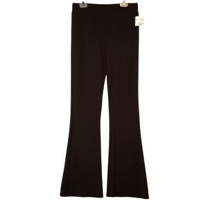 Lynn Ritchie Silver Casual Pants Size XS Brown Viscose Stretch Pull-on